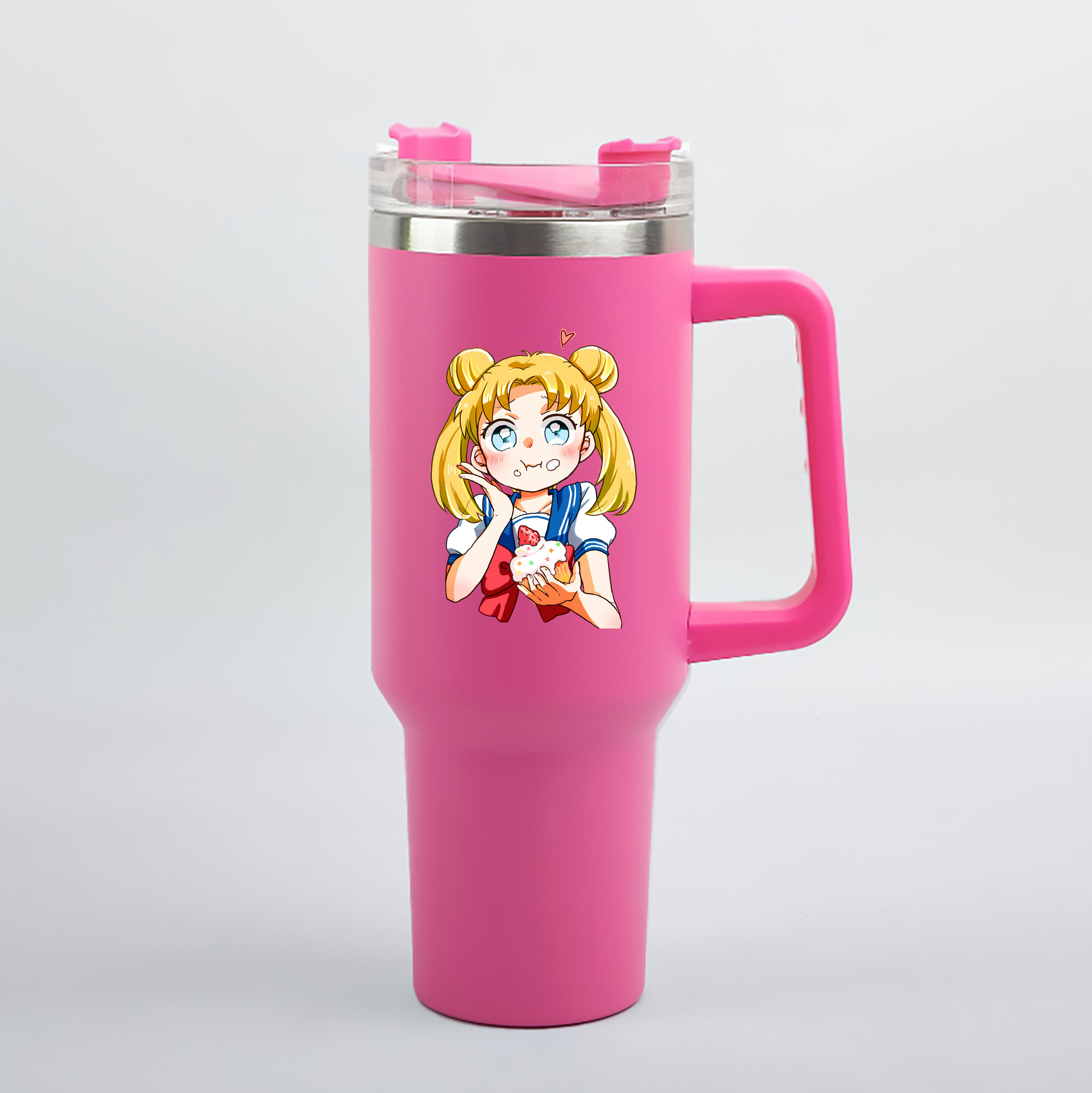 （画像用） 美少女戦士セーラームーン 愛野 美奈子 あいの みなこ Sailor Moon Aino Minako 1200mL車用タンブラー（カラープリント）